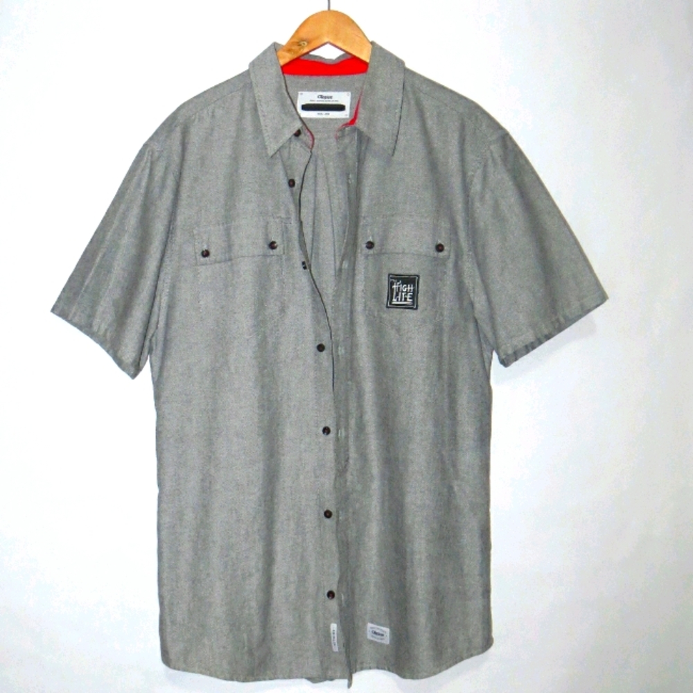 Orisue Edinburgh "high life" button up shirt mens
